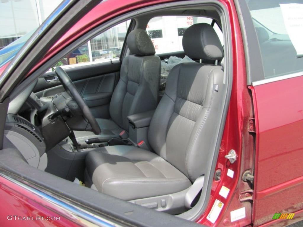 2005 Accord EX-L Sedan - Redondo Red Pearl / Gray photo #13