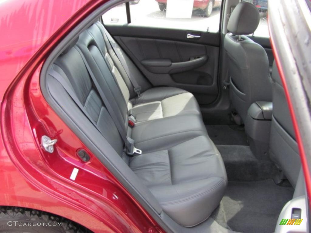 2005 Accord EX-L Sedan - Redondo Red Pearl / Gray photo #20
