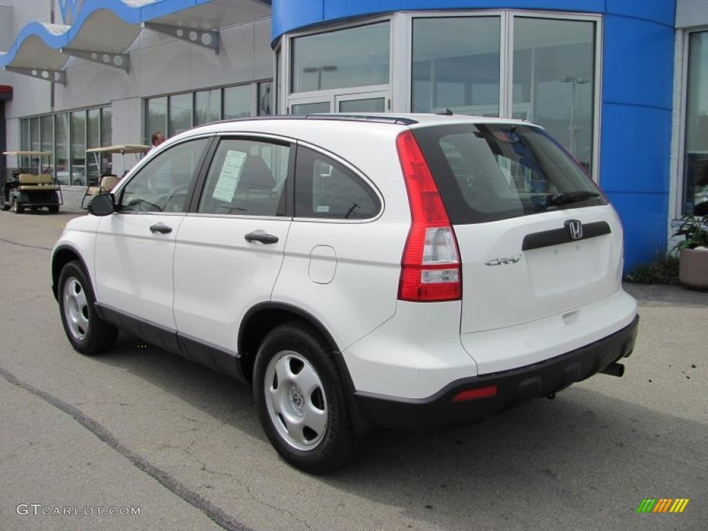 2007 CR-V LX 4WD - Taffeta White / Gray photo #5