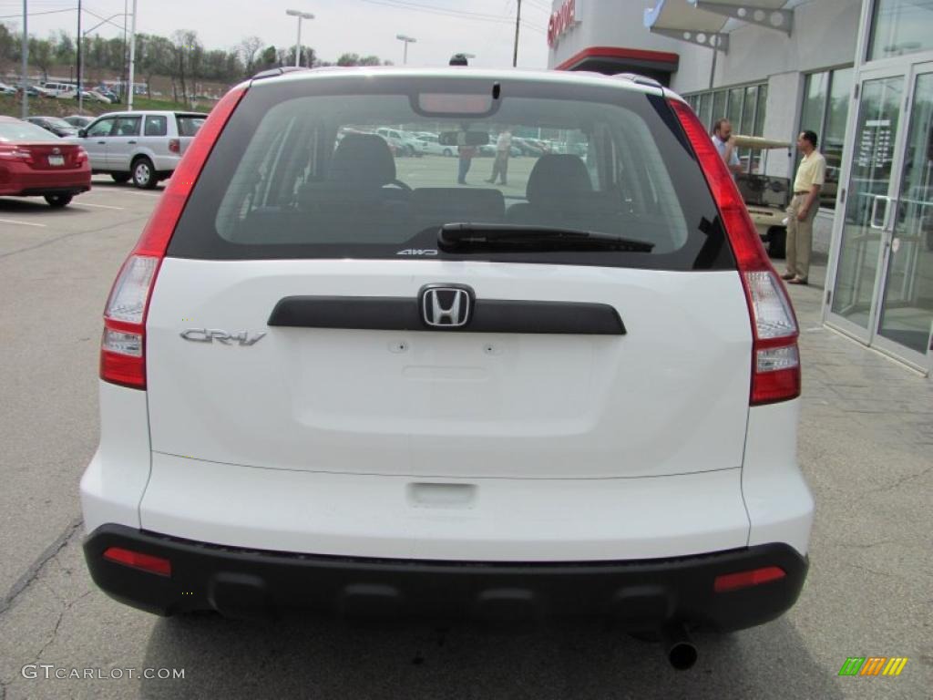 2007 CR-V LX 4WD - Taffeta White / Gray photo #6