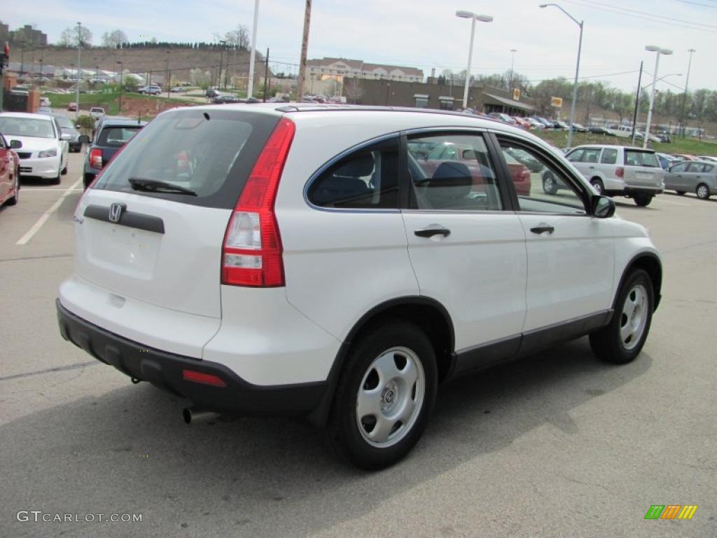 2007 CR-V LX 4WD - Taffeta White / Gray photo #7
