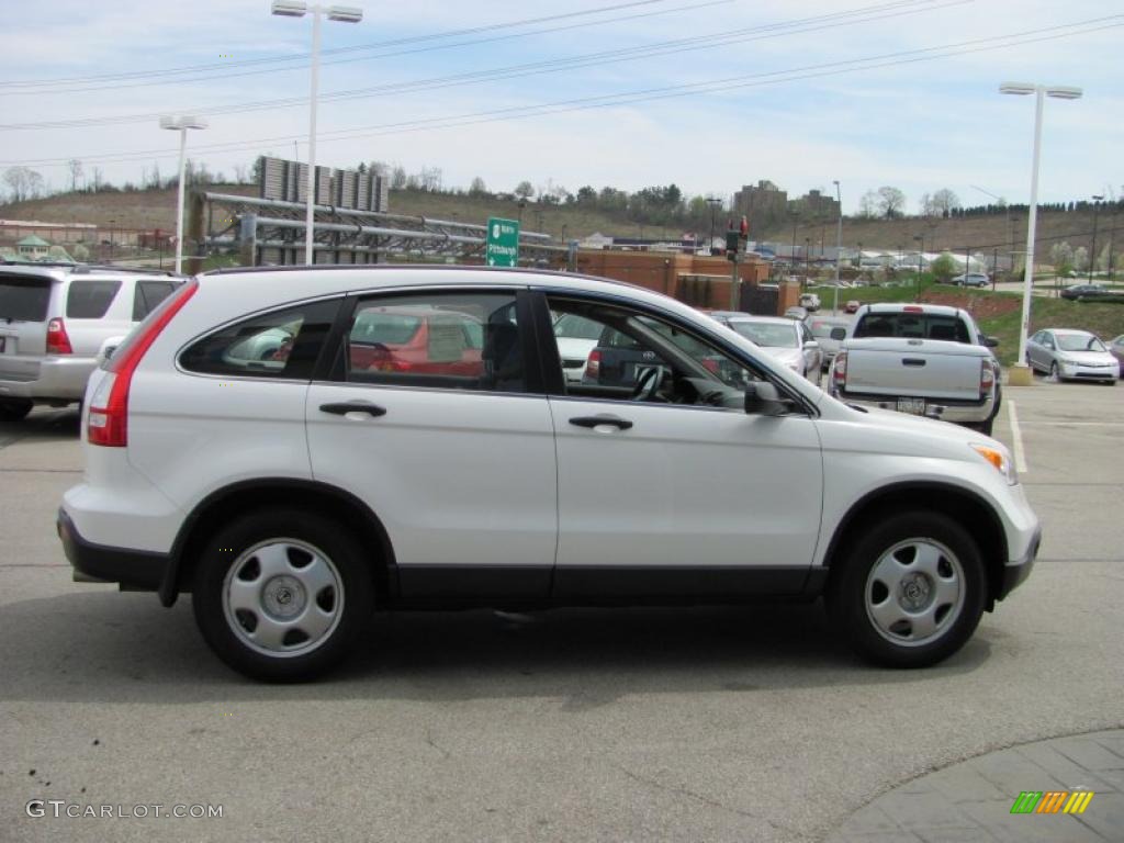 2007 CR-V LX 4WD - Taffeta White / Gray photo #8