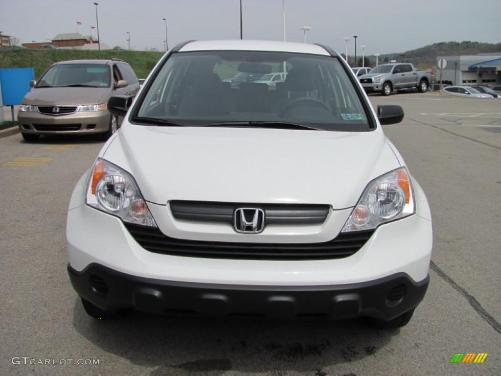 2007 CR-V LX 4WD - Taffeta White / Gray photo #10