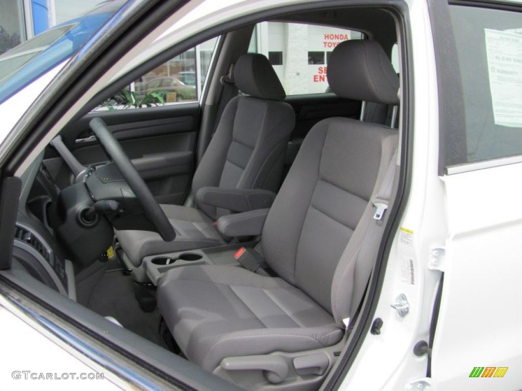 2007 CR-V LX 4WD - Taffeta White / Gray photo #15