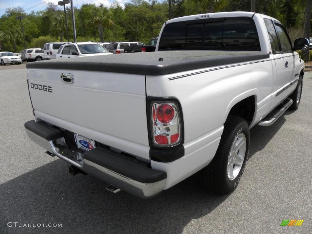 2001 Ram 1500 SLT Club Cab - Bright White / Agate photo #13