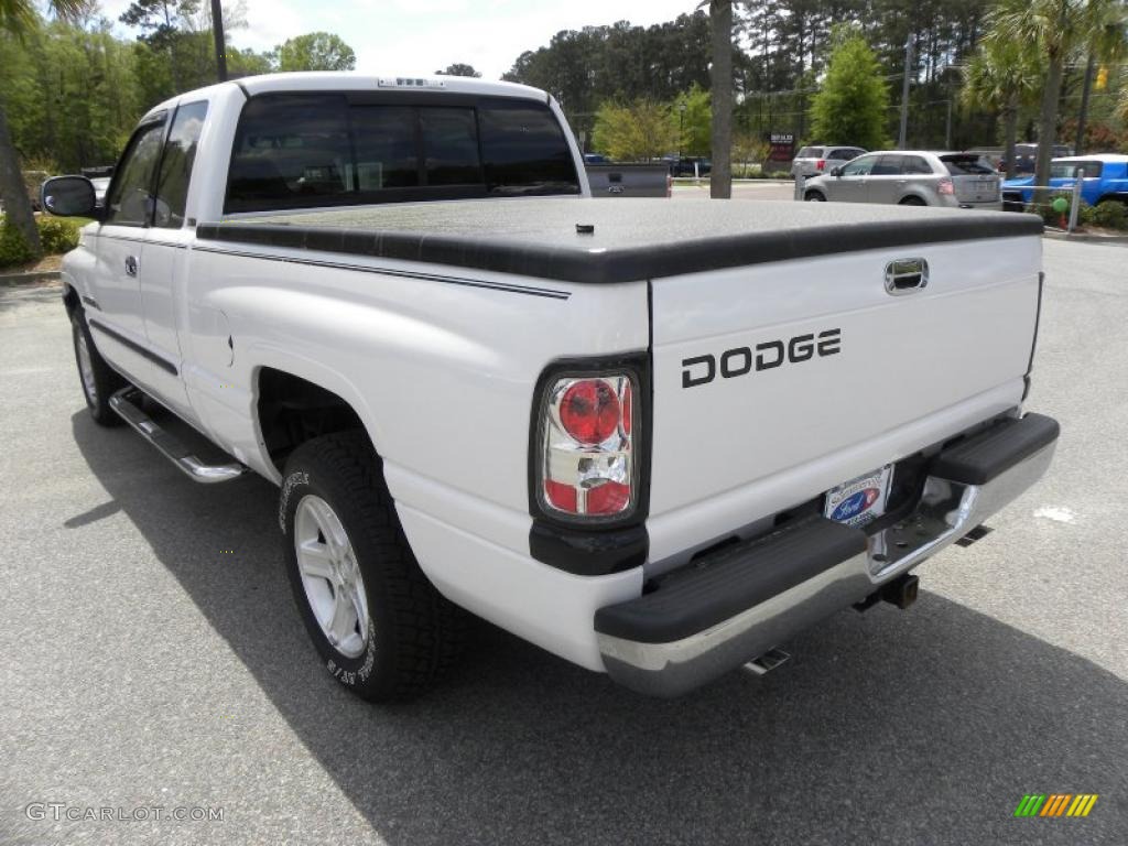 2001 Ram 1500 SLT Club Cab - Bright White / Agate photo #15