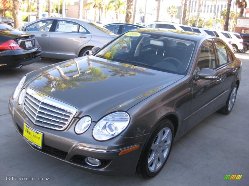 2008 E 350 Sedan - Indium Grey Metallic / Black photo #5