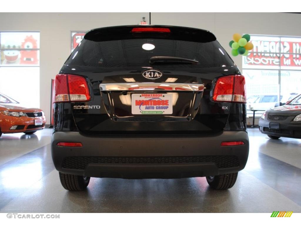 2011 Sorento EX - Ebony Black / Beige photo #7