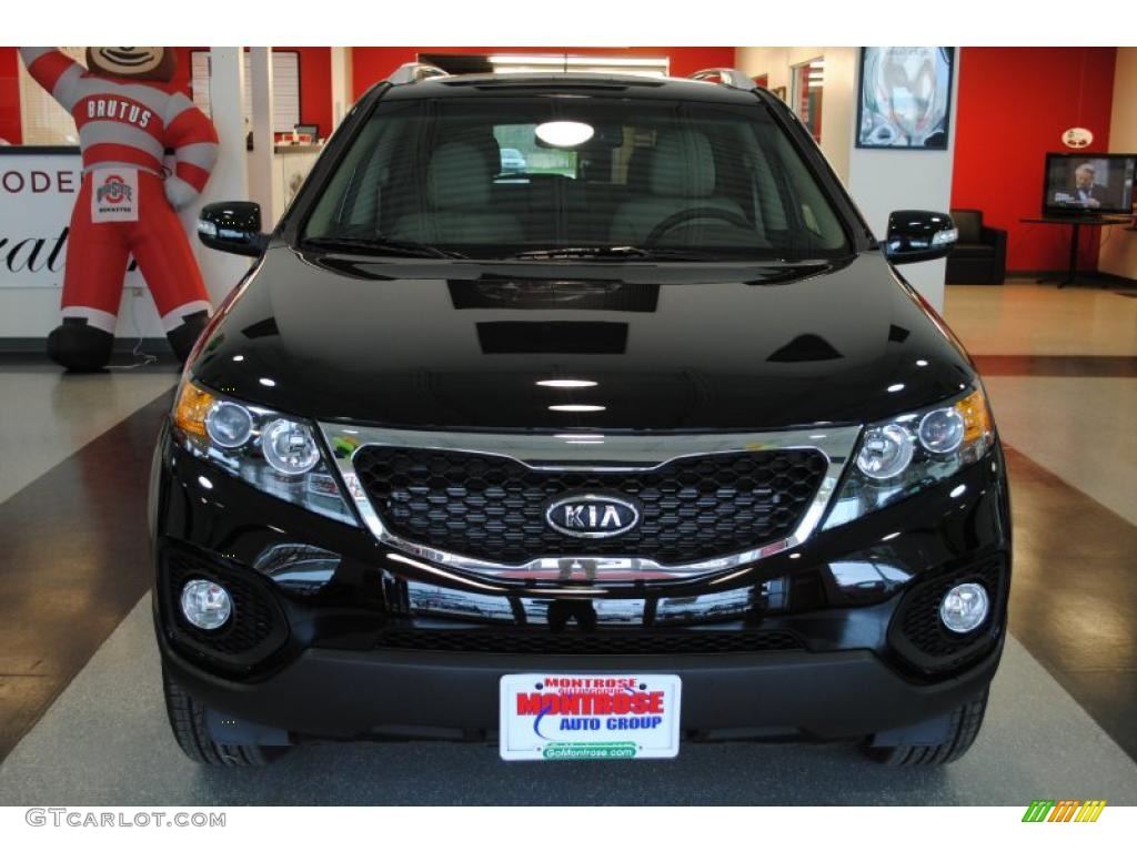 2011 Sorento EX - Ebony Black / Beige photo #11