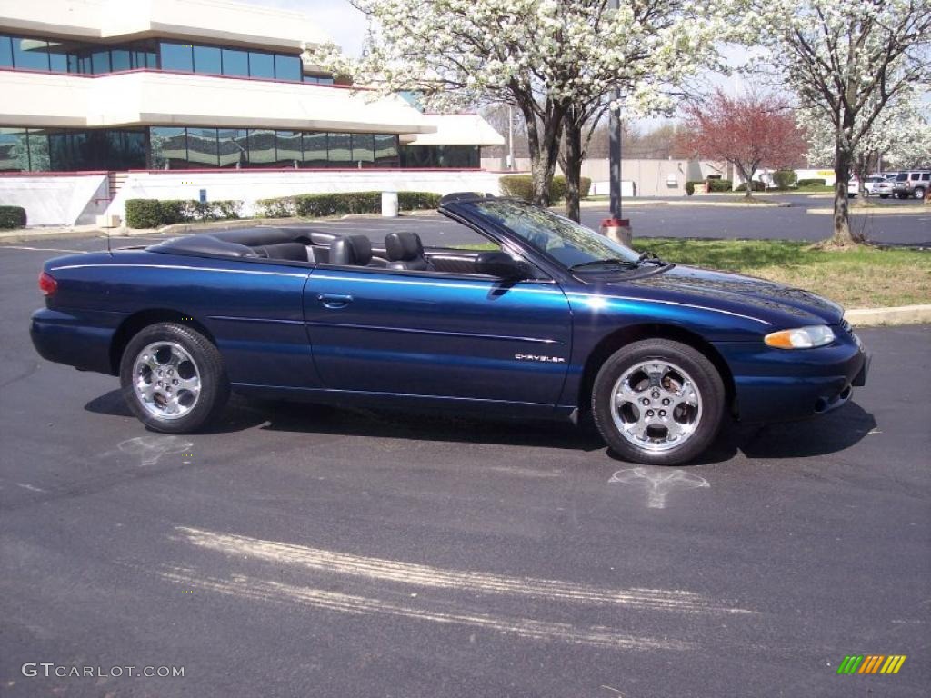 2000 Sebring JXi Convertible - Patriot Blue Pearl / Agate photo #4