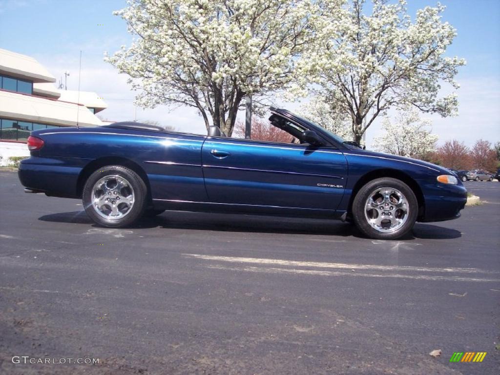 2000 Sebring JXi Convertible - Patriot Blue Pearl / Agate photo #5