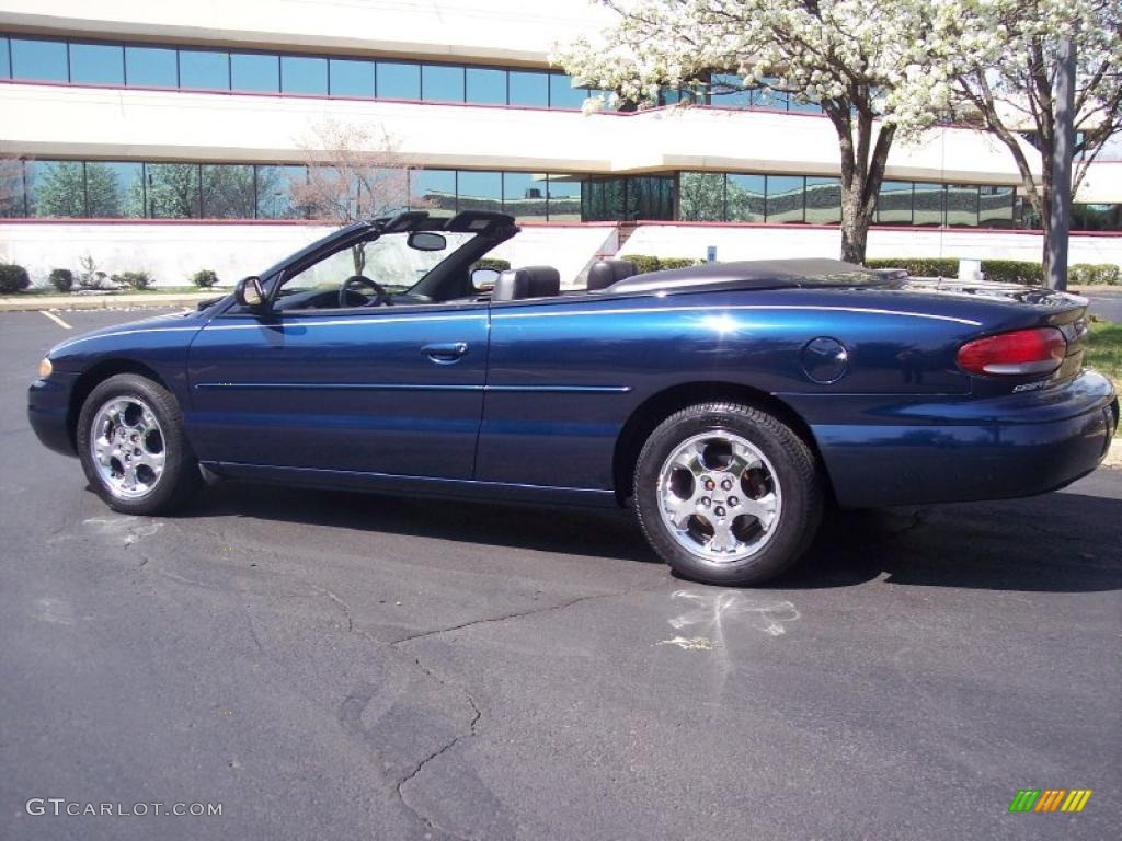 2000 Sebring JXi Convertible - Patriot Blue Pearl / Agate photo #15