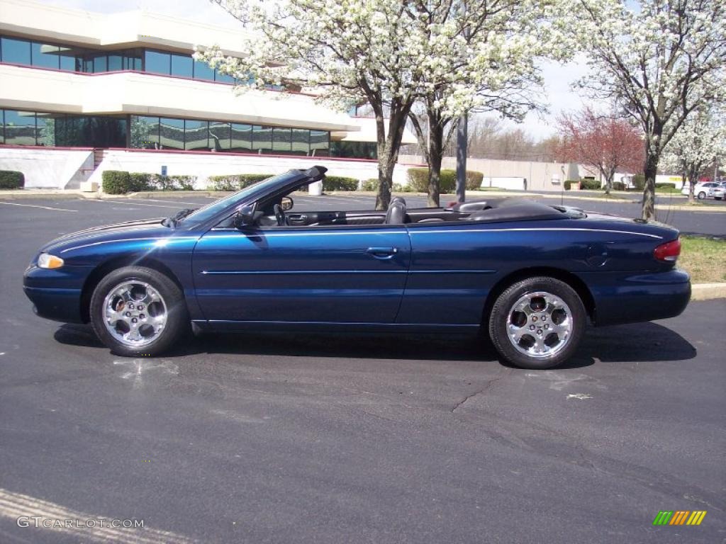 2000 Sebring JXi Convertible - Patriot Blue Pearl / Agate photo #16