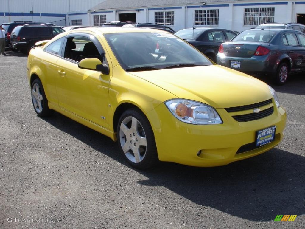 2006 Cobalt SS Coupe - Rally Yellow / Ebony photo #3