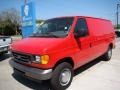2006 Vermillion Red Ford E Series Van E250 Commercial  photo #4