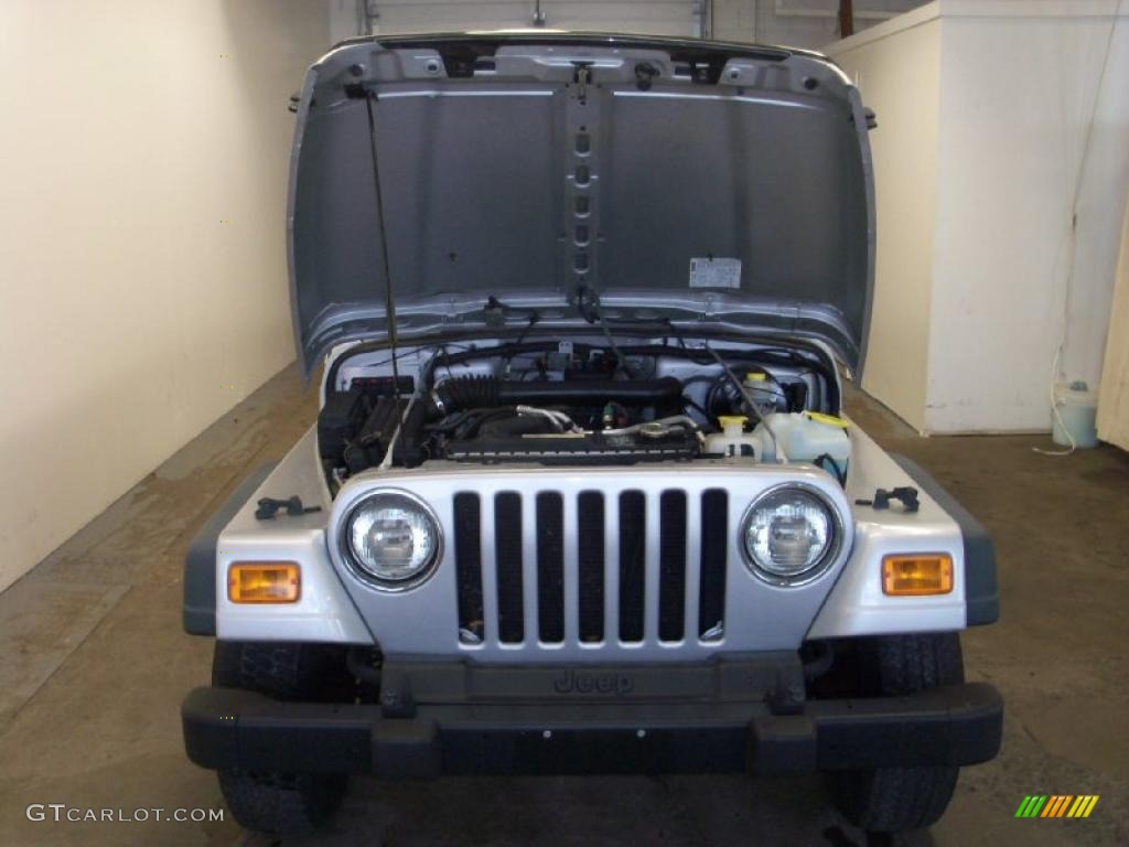 2006 Wrangler X 4x4 - Bright Silver Metallic / Dark Slate Gray photo #12