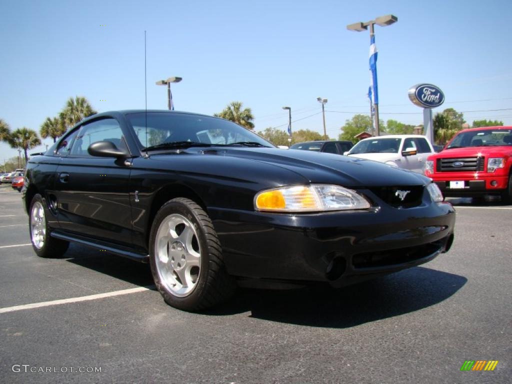1994 Mustang Cobra Coupe - Black / Black photo #4