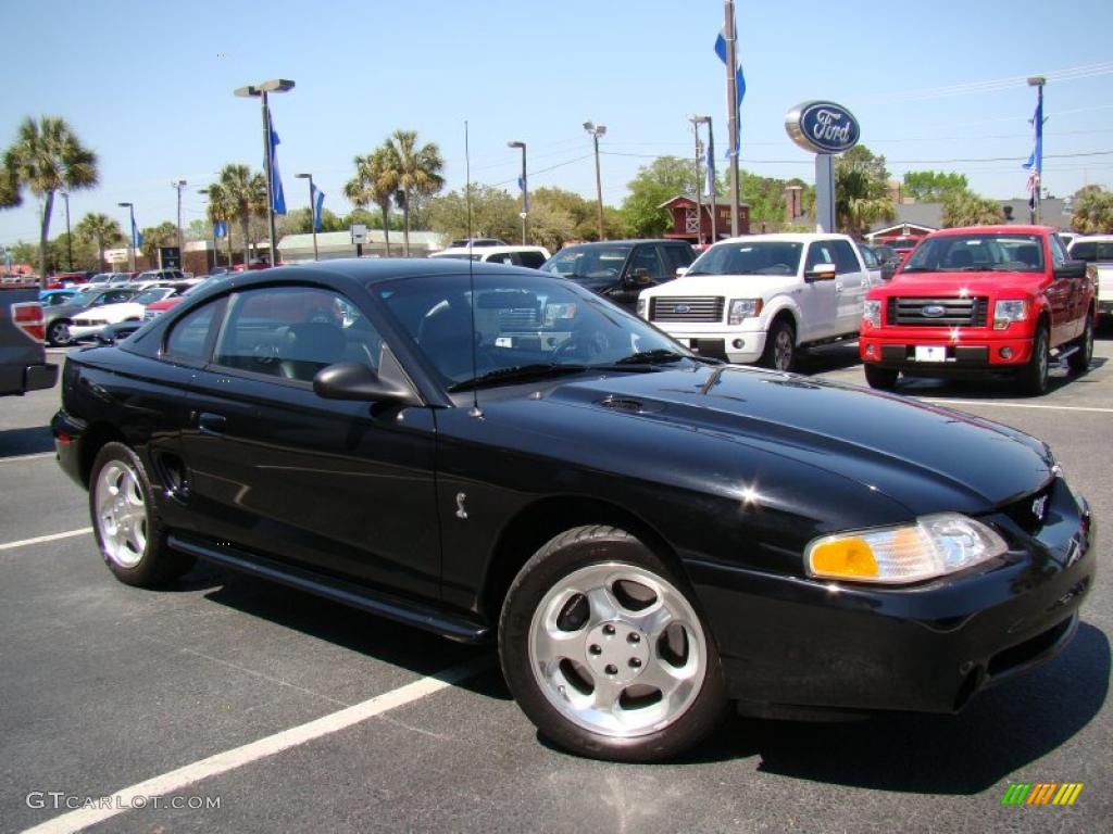 1994 Mustang Cobra Coupe - Black / Black photo #34