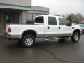 2008 Oxford White Ford F350 Super Duty Lariat Crew Cab 4x4  photo #2