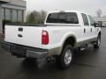 2008 Oxford White Ford F350 Super Duty Lariat Crew Cab 4x4  photo #3