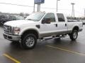 2008 Oxford White Ford F350 Super Duty Lariat Crew Cab 4x4  photo #7
