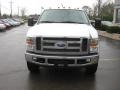 2008 Oxford White Ford F350 Super Duty Lariat Crew Cab 4x4  photo #8