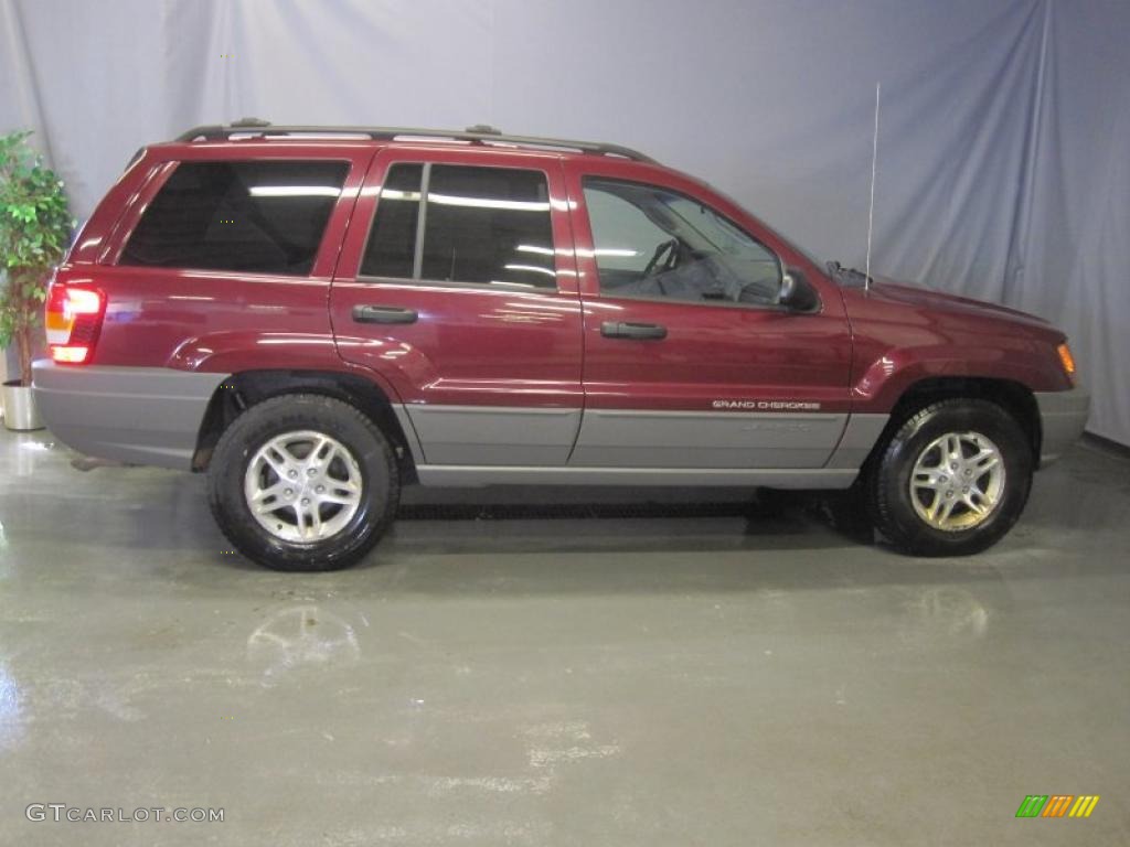 2002 Grand Cherokee Laredo 4x4 - Inferno Red Tinted Pearlcoat / Sandstone photo #4