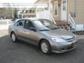 2004 Magnesium Metallic Honda Civic LX Sedan  photo #2