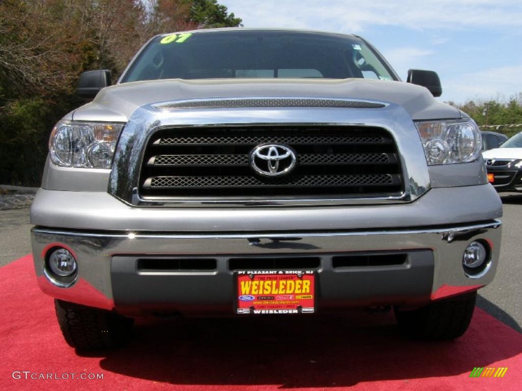 2007 Tundra SR5 TRD Double Cab 4x4 - Silver Sky Metallic / Black photo #5