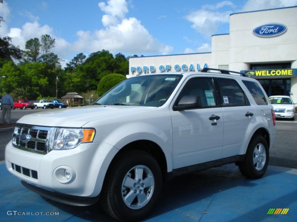 White Suede Ford Escape