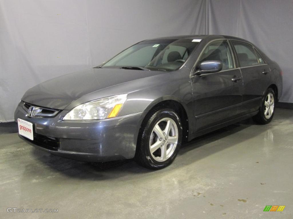 2004 Accord EX Sedan - Graphite Pearl / Gray photo #1