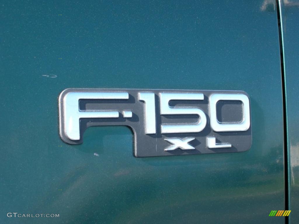 1999 F150 XL Regular Cab - Woodland Green Metallic / Medium Graphite photo #10