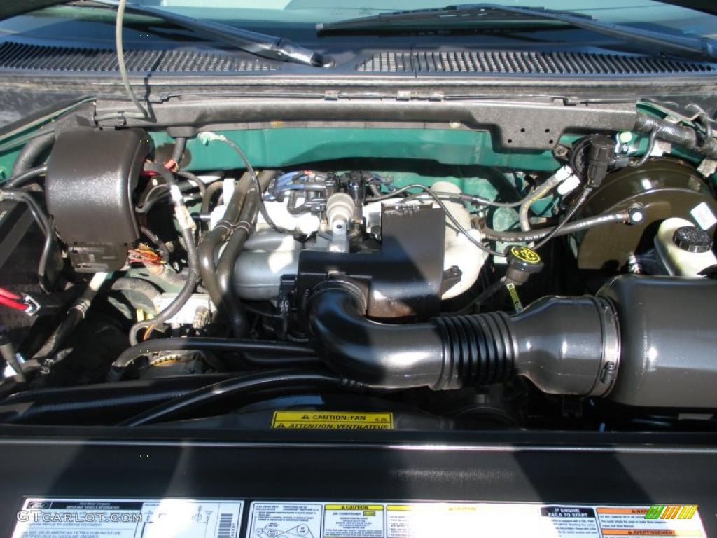 1999 F150 XL Regular Cab - Woodland Green Metallic / Medium Graphite photo #21