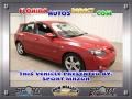 2005 Velocity Red Mica Mazda MAZDA3 s Hatchback  photo #1