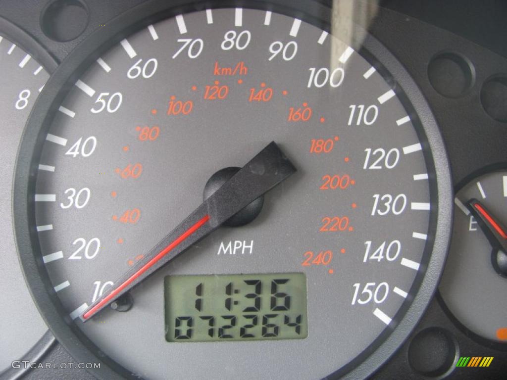 1999 Cougar V6 - Laser Red / Graystone photo #9