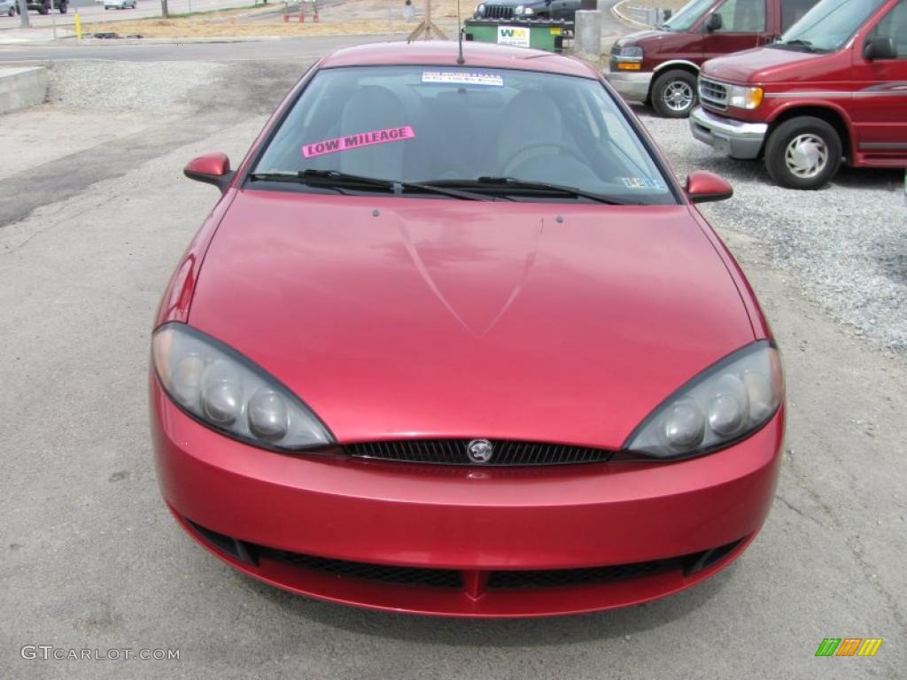 1999 Cougar V6 - Laser Red / Graystone photo #13