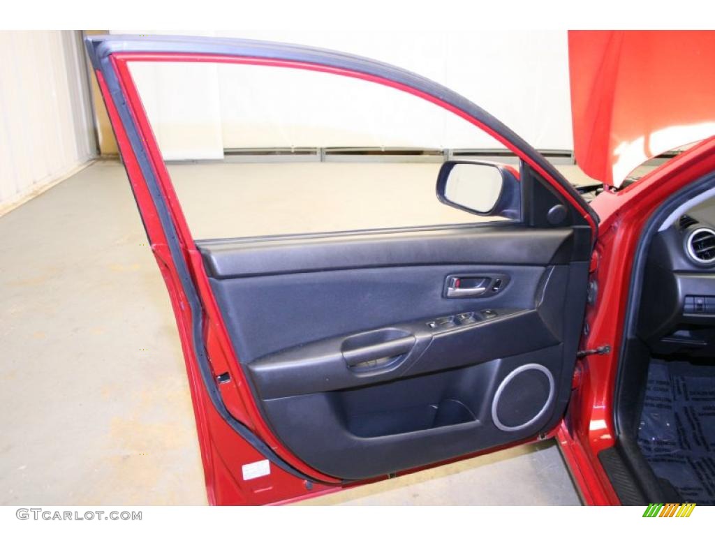 2005 MAZDA3 s Hatchback - Velocity Red Mica / Black/Red photo #26