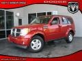 2009 Inferno Red Crystal Pearl Dodge Nitro SE  photo #1