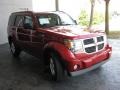 2009 Inferno Red Crystal Pearl Dodge Nitro SE  photo #4