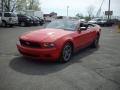 2010 Torch Red Ford Mustang V6 Convertible  photo #1
