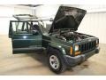 2000 Forest Green Pearl Jeep Cherokee Sport  photo #45