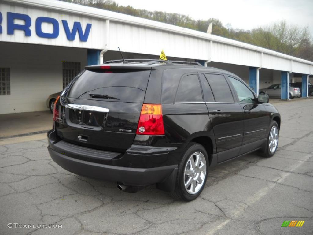 2008 Pacifica Touring AWD - Brilliant Black Crystal Pearlcoat / Pastel Slate Gray photo #2