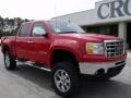 2010 Fire Red GMC Sierra 1500 SLE Crew Cab 4x4  photo #2