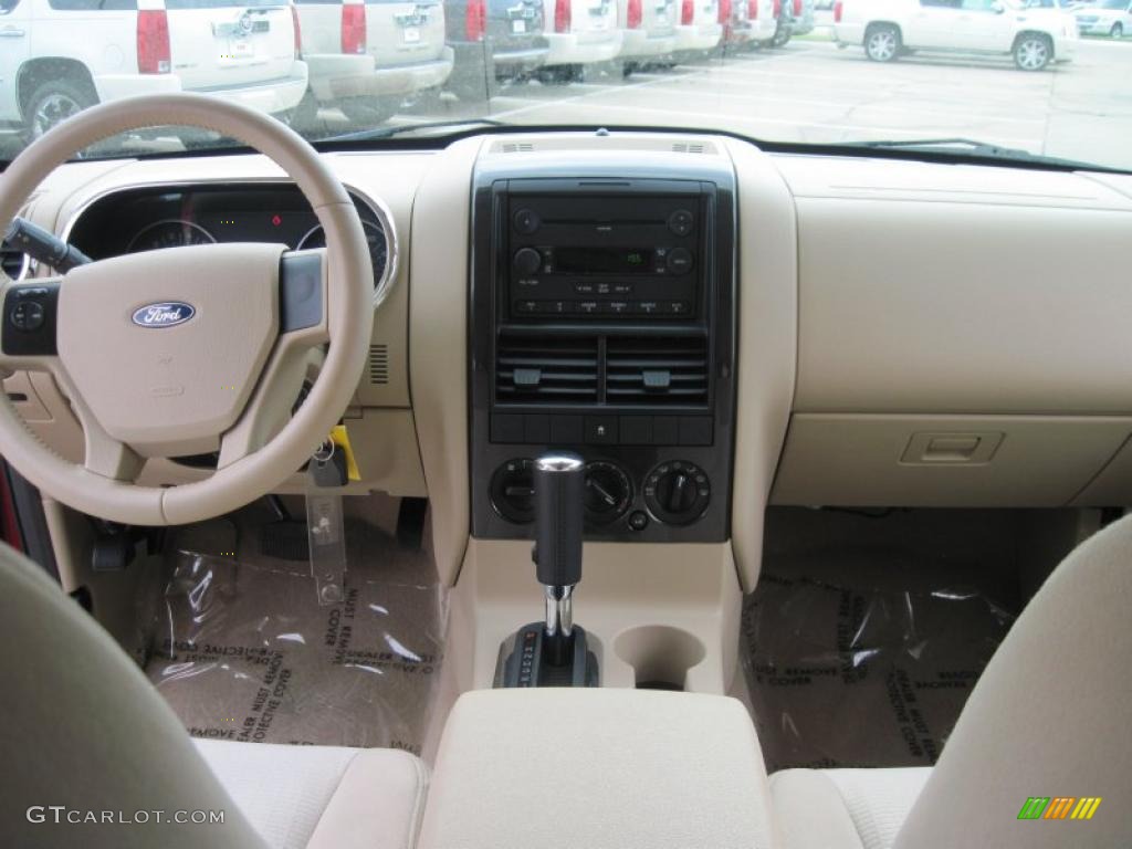 2006 Explorer XLT - Redfire Metallic / Camel photo #11