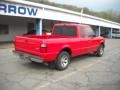 2002 Bright Red Ford Ranger XLT SuperCab  photo #2
