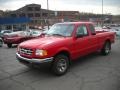 2002 Bright Red Ford Ranger XLT SuperCab  photo #16