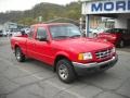 2002 Bright Red Ford Ranger XLT SuperCab  photo #18
