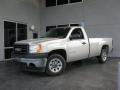 2008 Silver Birch Metallic GMC Sierra 1500 Regular Cab  photo #2