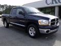 2006 Patriot Blue Pearl Dodge Ram 1500 SLT Quad Cab  photo #2