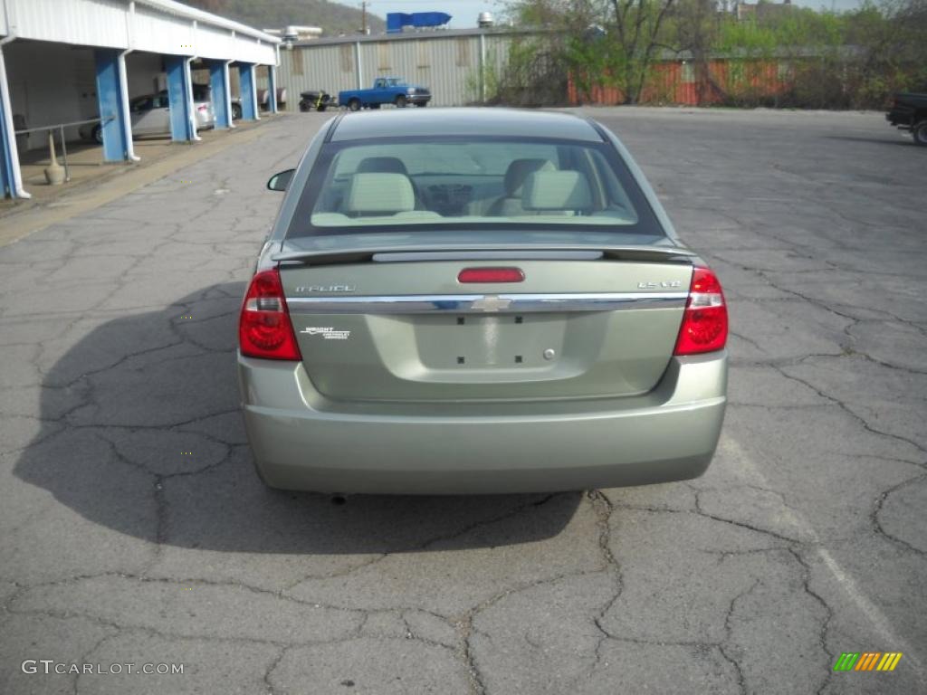 2005 Malibu LS V6 Sedan - Silver Green Metallic / Neutral Beige photo #3